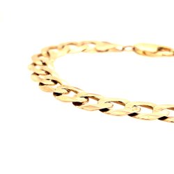 Pre Owned 9ct Curb Bracelet ZU633